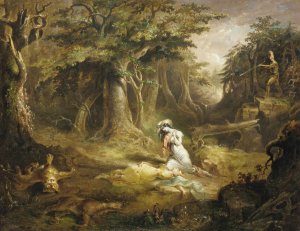 Leatherstocking's Rescue by John Quidor Oil Painting