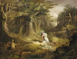 Leatherstocking's Rescue by John Quidor Oil Painting