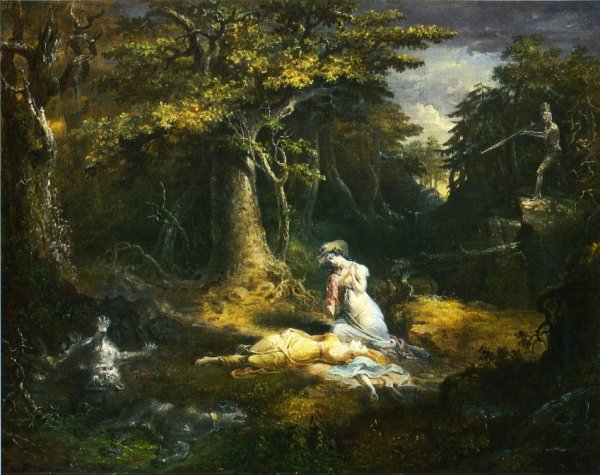 Main Product Photo of Leatherstocking's Rescue Painting by John Quidor