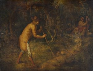 The Devil and Tom Walker by John Quidor Oil Painting