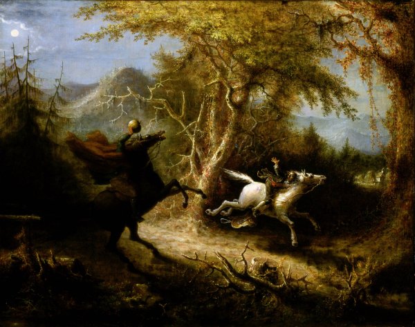 Main Product Photo of The Headless Horseman Pursuing Ichabod Crane  Painting by John Quidor