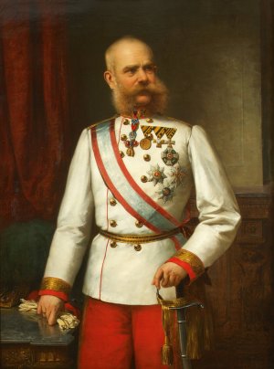 Kaiser Franz Joseph I. by John Quincy Adams Oil Painting