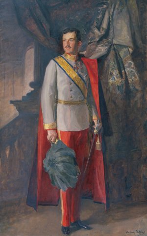 Kaiser Karl I. von Osterreich by John Quincy Adams Oil Painting