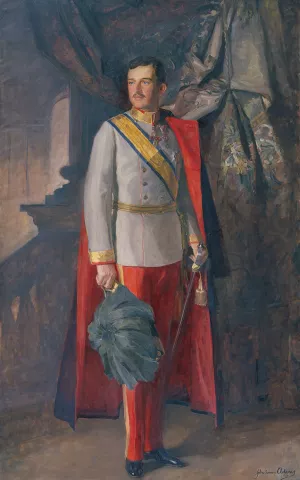Kaiser Karl I. von Osterreich by John Quincy Adams Oil Painting