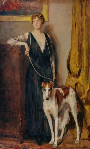 Kitty Baronin Rothschild by John Quincy Adams Oil Painting