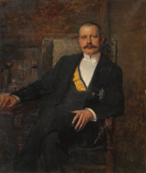 Richard Graf Bienerth-Schmerling Oil painting by John Quincy Adams