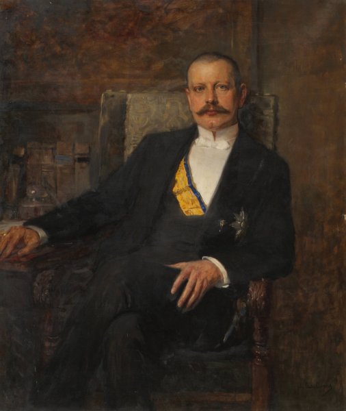 Richard Graf Bienerth-Schmerling  by John Quincy Adams - Hand-Painted Oil Painting Reproduction