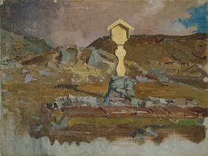 Soldatengrab by John Quincy Adams Oil Painting