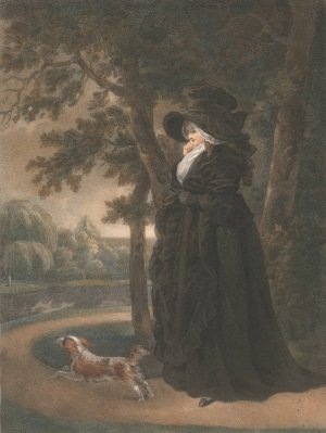 A Widow - Une Veuve by John Raphael Smith Oil Painting