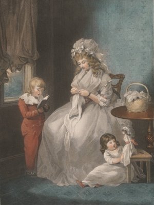 A Wife - Une Femme Mariee by John Raphael Smith Oil Painting