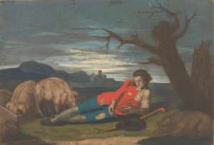 The Prodigal Son in Misery by John Raphael Smith Oil Painting