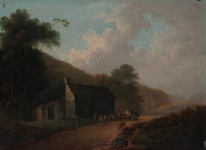 Landscape by John Rathbone Oil Painting