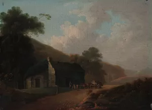 Landscape by John Rathbone Oil Painting