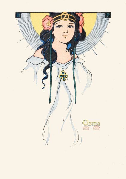 Main Product Photo of Ozma of Oz 01  Painting by John Rea Neill