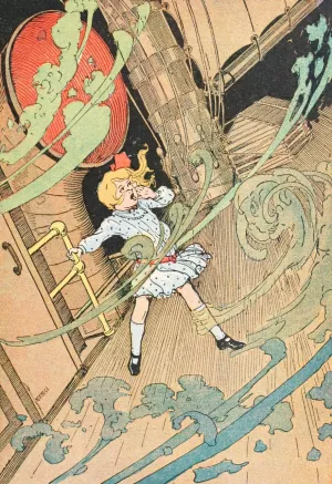 Ozma of Oz 03 by John Rea Neill Oil Painting