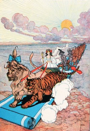 Ozma of Oz 19 by John Rea Neill Oil Painting