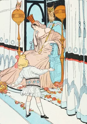 Ozma of Oz 42 by John Rea Neill Oil Painting