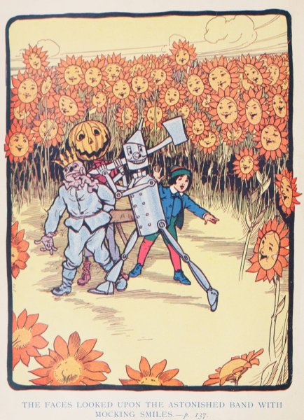 Main Product Photo of The Marvelous Land of Oz Pl.01  Painting by John Rea Neill