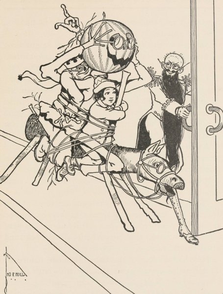 Main Product Photo of The Marvelous Land of Oz Pl.13  Painting by John Rea Neill
