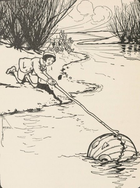 Main Product Photo of The Marvelous Land of Oz Pl.15  Painting by John Rea Neill