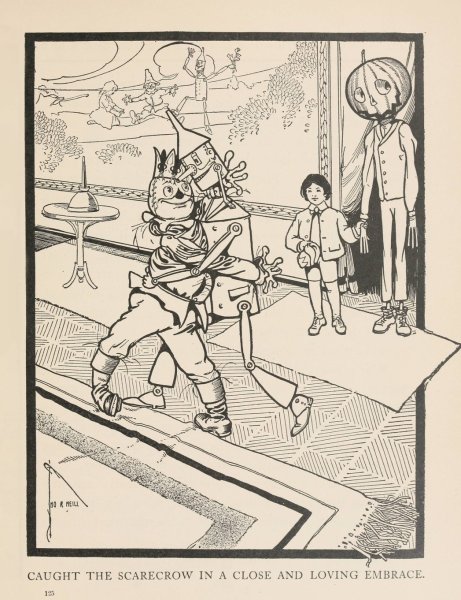 Main Product Photo of The Marvelous Land of Oz Pl.17  Painting by John Rea Neill