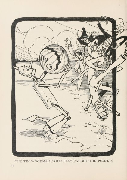 Main Product Photo of The Marvelous Land of Oz Pl.19  Painting by John Rea Neill