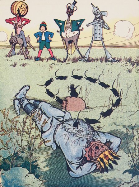 Main Product Photo of The Marvelous Land of Oz Pl.22  Painting by John Rea Neill