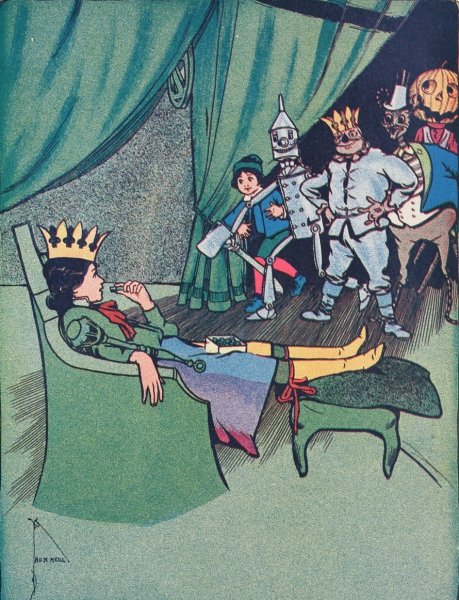 Main Product Photo of The Marvelous Land of Oz Pl.24  Painting by John Rea Neill