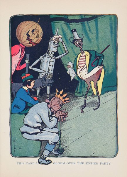 Main Product Photo of The Marvelous Land of Oz Pl.25  Painting by John Rea Neill