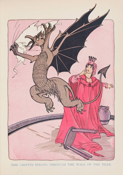 The Marvelous Land of Oz Pl.33  by John Rea Neill - Hand-Painted Oil Painting Reproduction