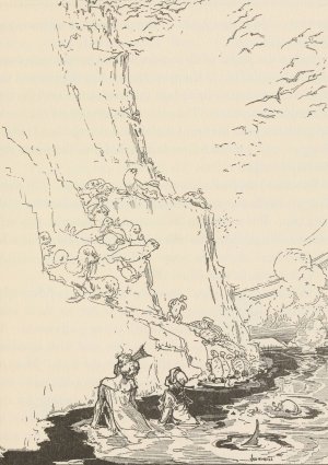 The sea fairies 19 by John Rea Neill Oil Painting