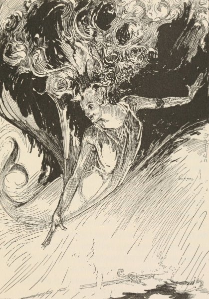 The sea fairies 31  by John Rea Neill - Hand-Painted Oil Painting Reproduction