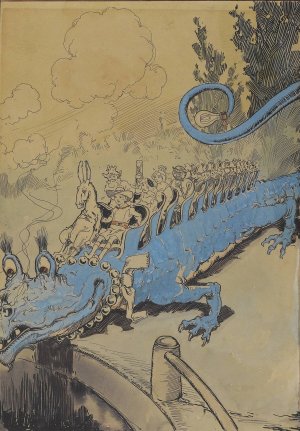 Tik-Tok of Oz by John Rea Neill Oil Painting
