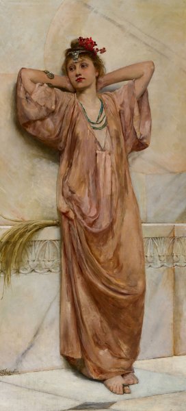 Grecian Girl by John Reinhard Weguelin Oil Painting