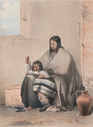 Zita, a Huron Indian by John Richard Coke Smyth Oil Painting