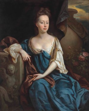 Portrait of Anne Sherard, Lady Brownlow by John Riley Oil Painting