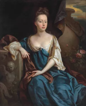 Portrait of Anne Sherard, Lady Brownlow by John Riley Oil Painting