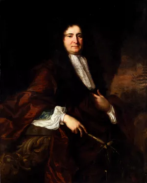Portrait Of Thomas Brotherton Oil painting by John Riley