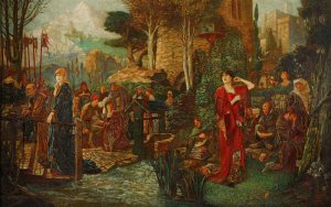 Piccarda by John Riley Wilmer Oil Painting