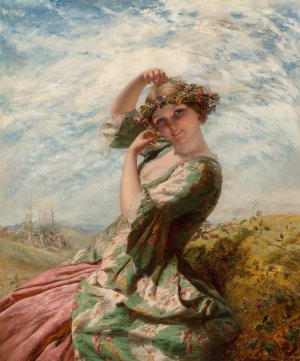 The May Queen by John Ritchie Oil Painting
