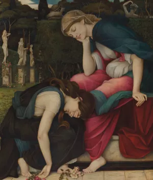 Patience on a Monument Smiling at Grief by John Roddam Spencer Stanhope Oil Painting