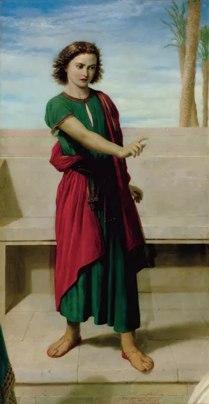 The Boy Daniel Condemning The False Elder by John Rogers Herbert Oil Painting