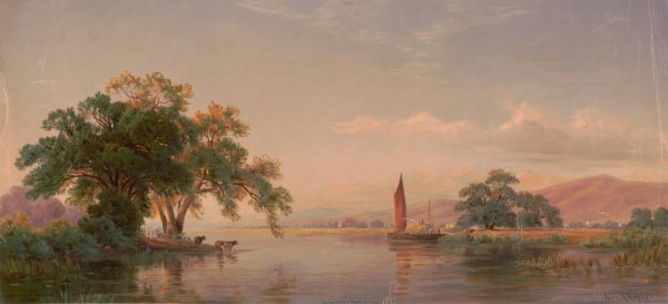 Main Product Photo of Santa Clara Valley, California  Painting by John Ross Key