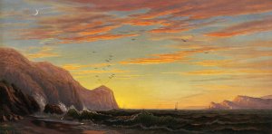 The Golden Gate Looking West by John Ross Key Oil Painting