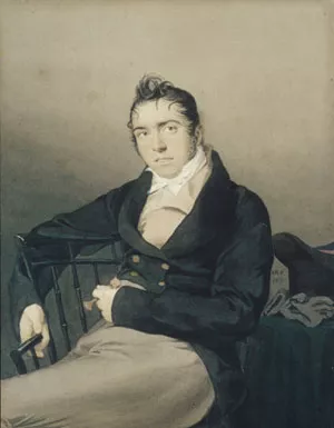 Allan Melville painting by John Rubens Smith