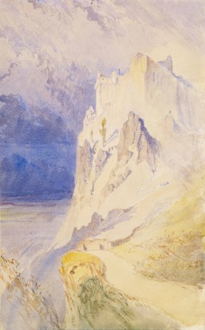 Dumbarton Castle Oil painting by John Ruskin