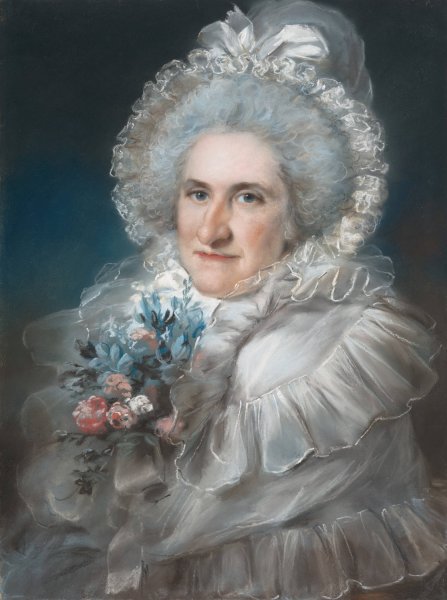 Mrs. William Man Godschall  by John Russell - Hand-Painted Oil Painting Reproduction