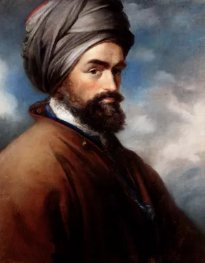 Portrait of a Turk Oil painting by John Russell