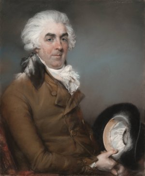 Portrait of George de Ligne Gregory by John Russell Oil Painting