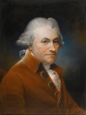 Portrait Of John Johnson by John Russell Oil Painting